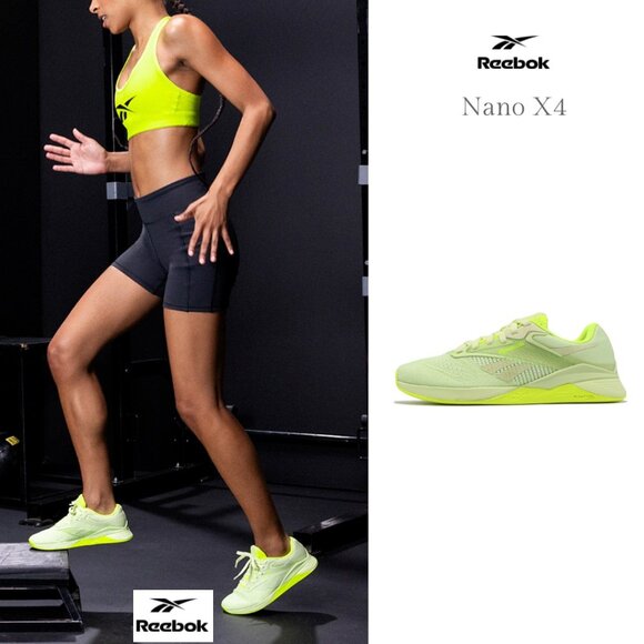 Reebok Nano x4 Astro Lime/Volt Gym Sport Workout Cushioned Cross Fit Trainer 9.5 - Picture 16 of 16